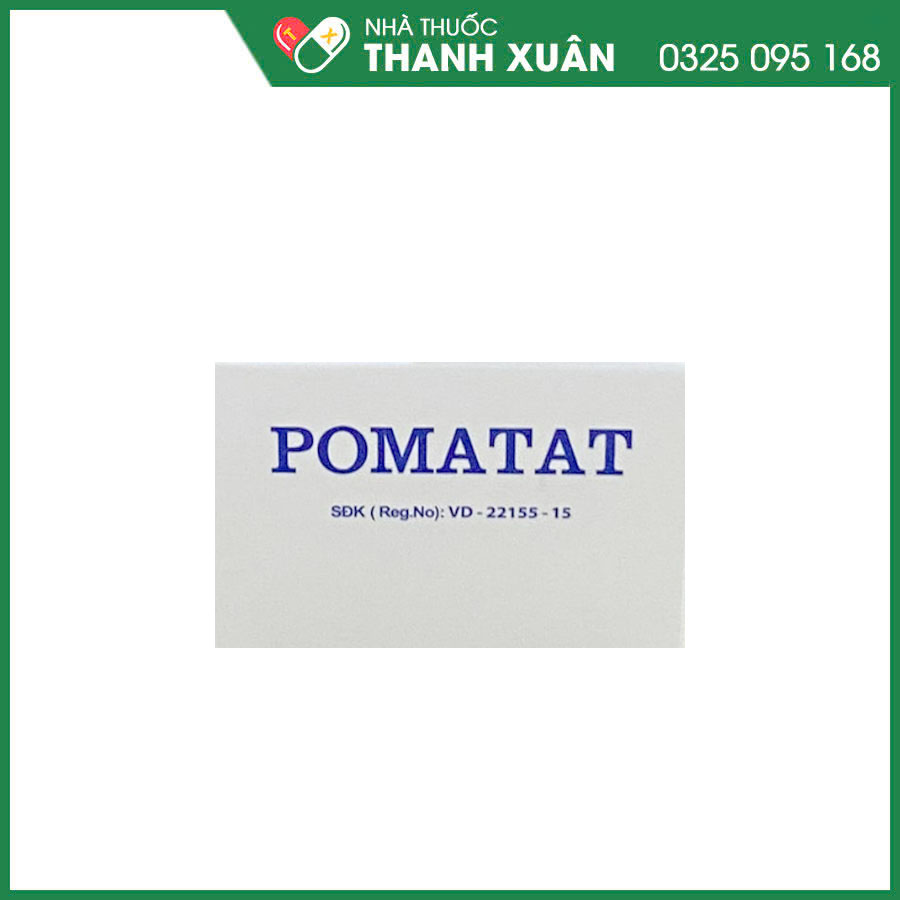 Pomatat thuốc điều trị đau thắt ngực, nhồi máu cơ tim cấp, loạn nhịp tim, cao huyết áp